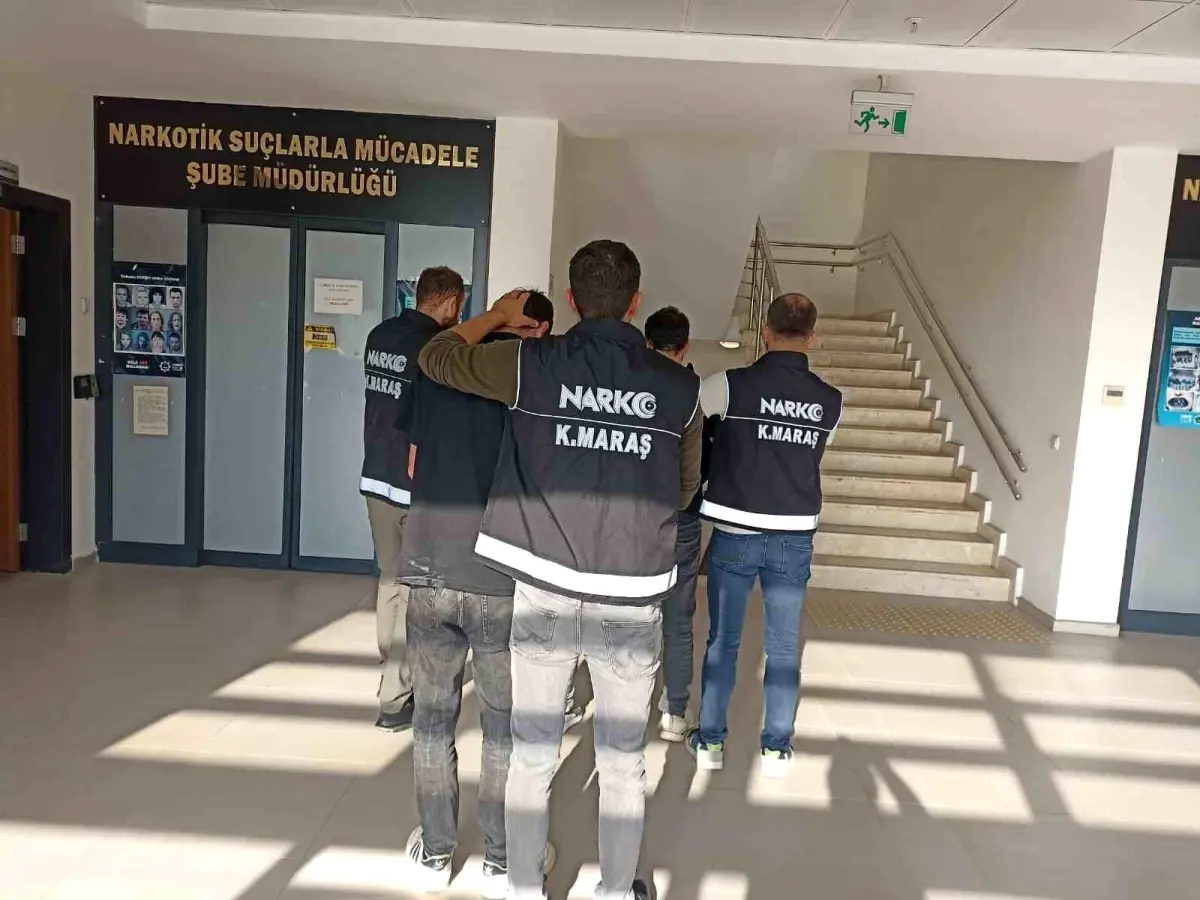 Kahramanmaraş’ta Uyuşturucu Operasyonunda 3 Tacir Tutuklandı
