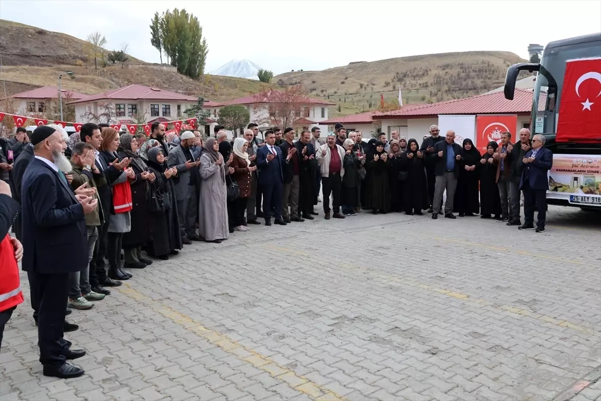 Erzurum’da 36 şehit yakını Çanakkale’ye uğurlandı