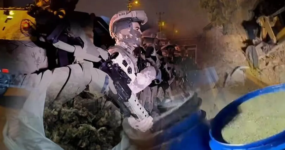 29 ilde dev uyuşturucu operasyonu! 1,6 ton madde ve 750 bin hap ele geçirildi