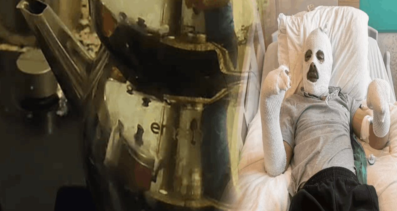 Çay demlerken kabusu yaşadı: Patlama oldu, ev üzerine yıkıldı!