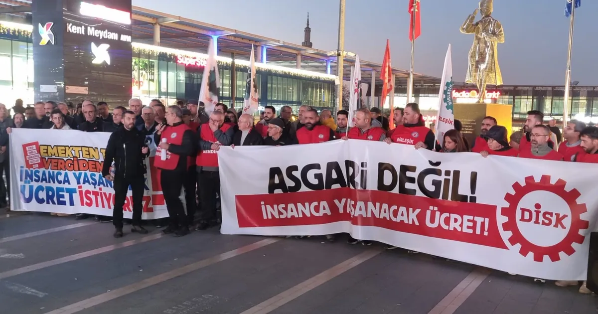DİSK Güney Marmara’dan Bursa’da kitlesel açıklama