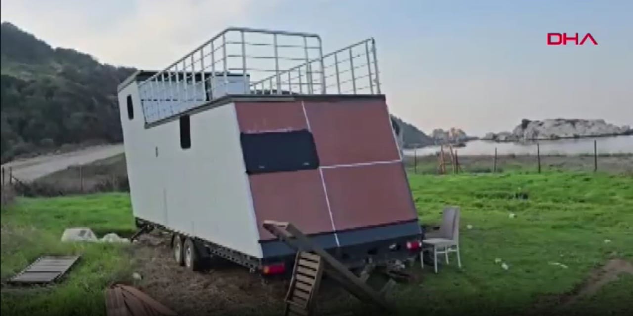 Tekerlekli Tiny House’u çalan şüpheli tutuklandı